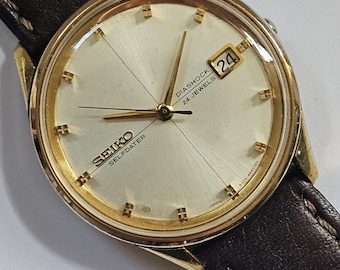 Seiko Sea Lion M55, Self Dater, Diashock 24 Jewel Wrist Watch