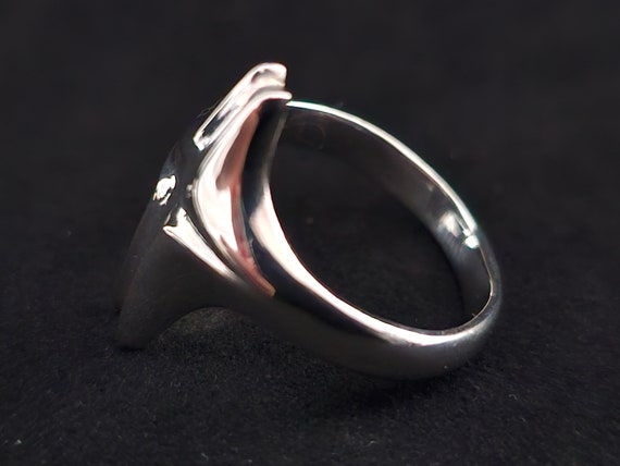 Georg Jensen, Modernist Sterling Silver Ring, #12… - image 5