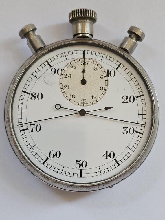 Unusual Mechanical Decimal Laboratory Timer or St… - image 1