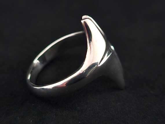 Georg Jensen, Modernist Sterling Silver Ring, #12… - image 7