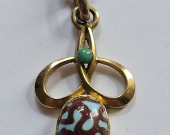 Collana in oro e diaspro zebrato Art Déco Garrards, Londra circa 1930