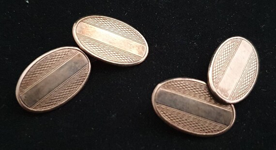 Boutons de manchette ronds argent brossé - Montevideo