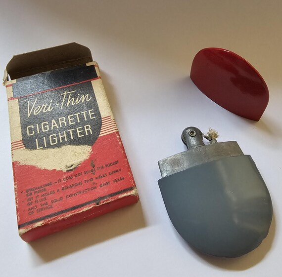 thin cigarette lighter Branston Enamel 
