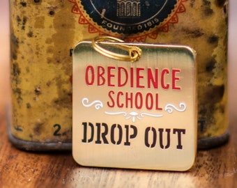 Obedience School Drop Out Pet Charm