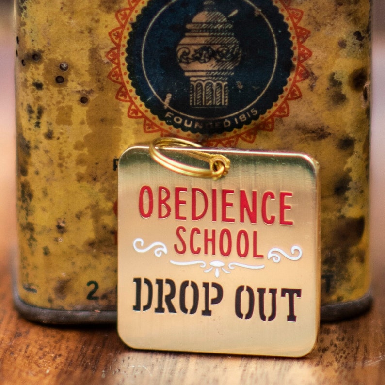 Obedience School Drop Out Pet Charm image 1