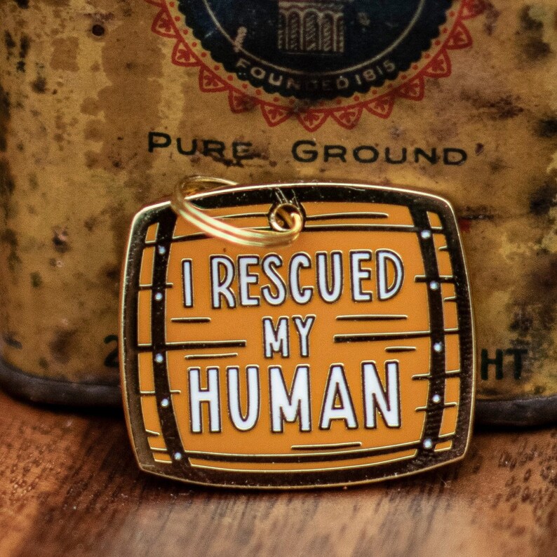 I Rescued My Human Pet Charm image 1
