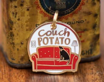 Couch Potato Pet Charm
