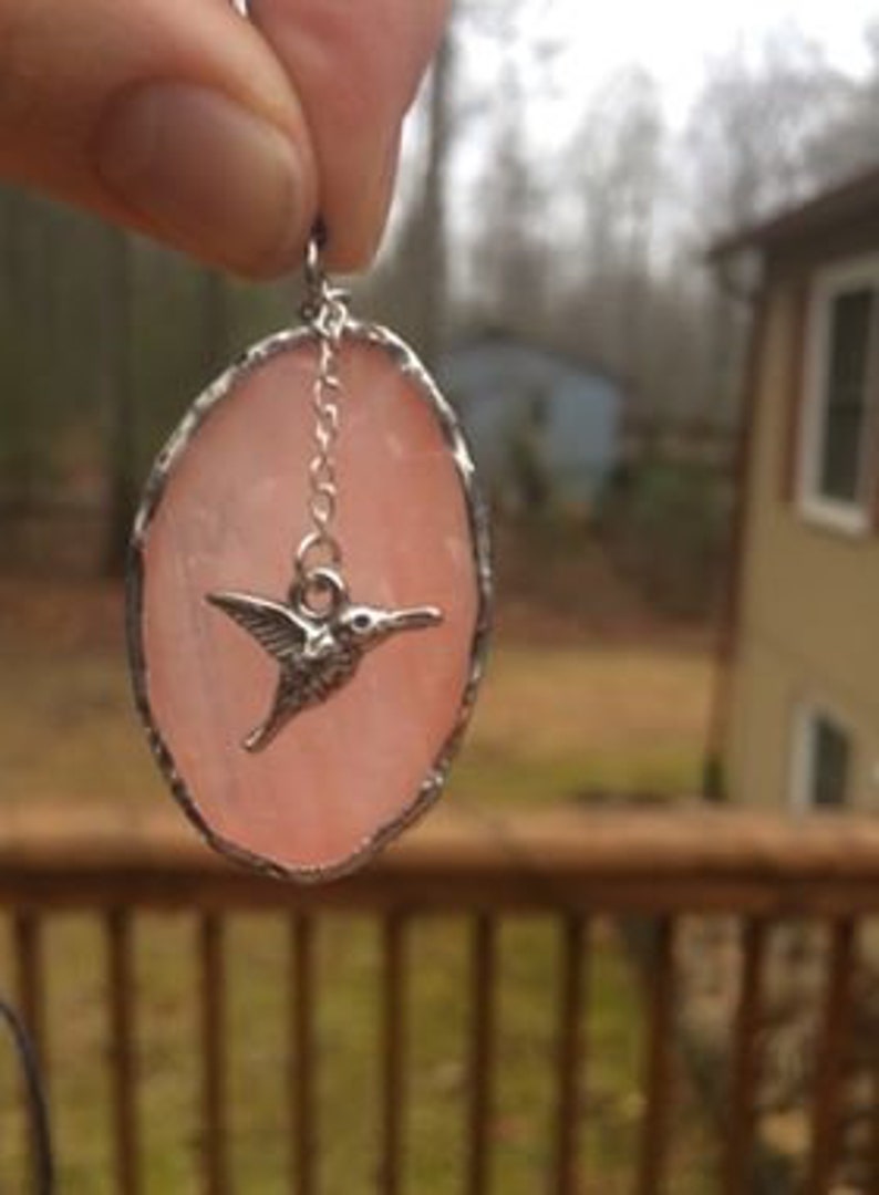 Custom Made Stained Glass Necklaces Etsy