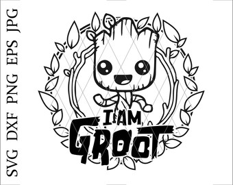 Download Baby Groot Svg Etsy