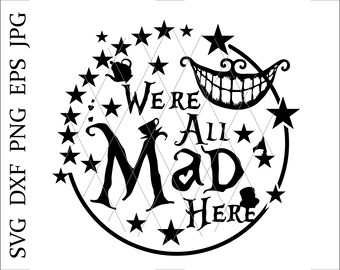 Download Mad hatter svg | Etsy