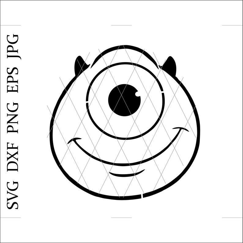 Download Mike Wazowski svgWazowski svgMonsters Inc svgMonsters | Etsy