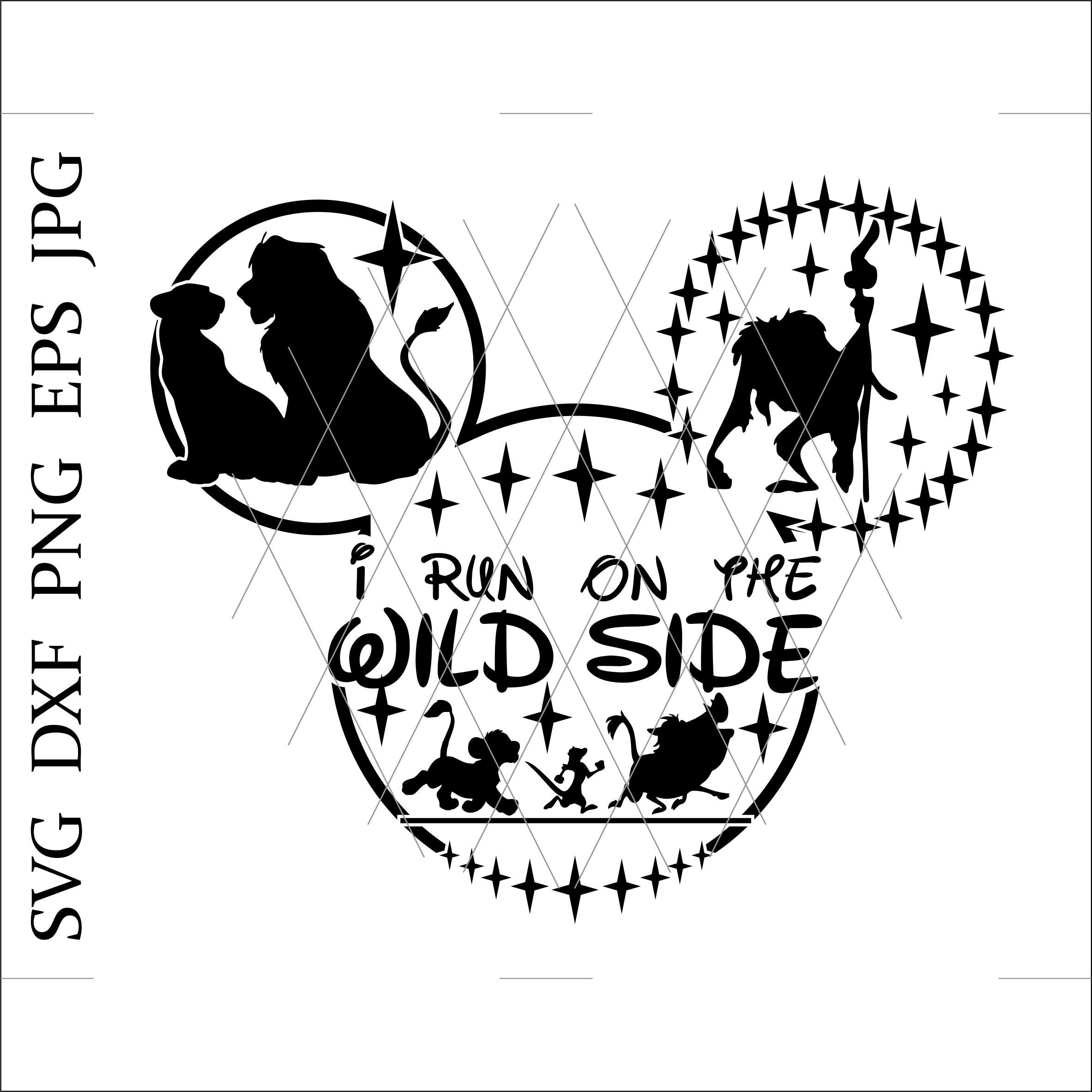 Download I Run On The Wild Side Svgthe Lion Kinghakuna Matata Etsy
