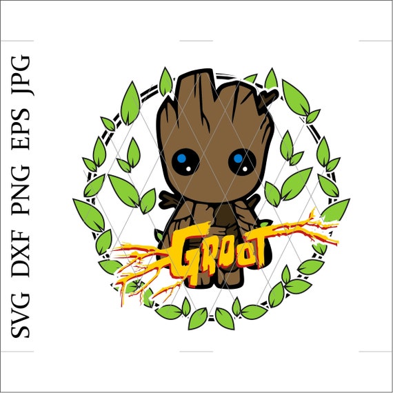Download Groot Svgbaby Groot Svgguardians Of The Galaxy Svgguardians Etsy