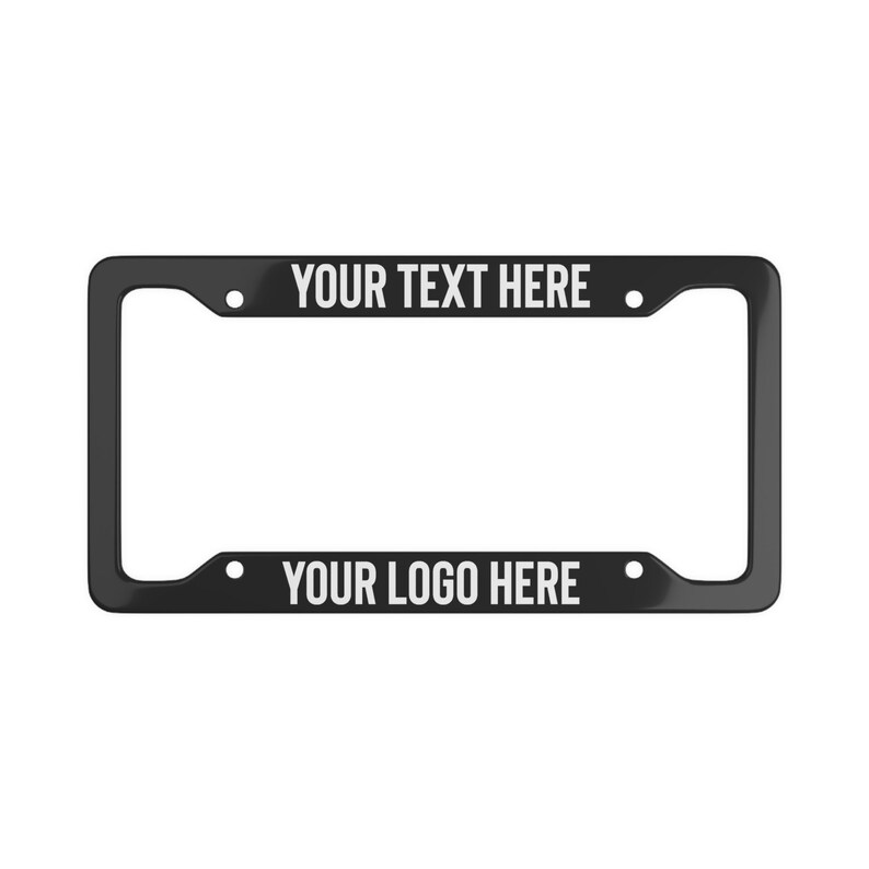 License Plate Frame, Custom Text, Personalized Color, Customized