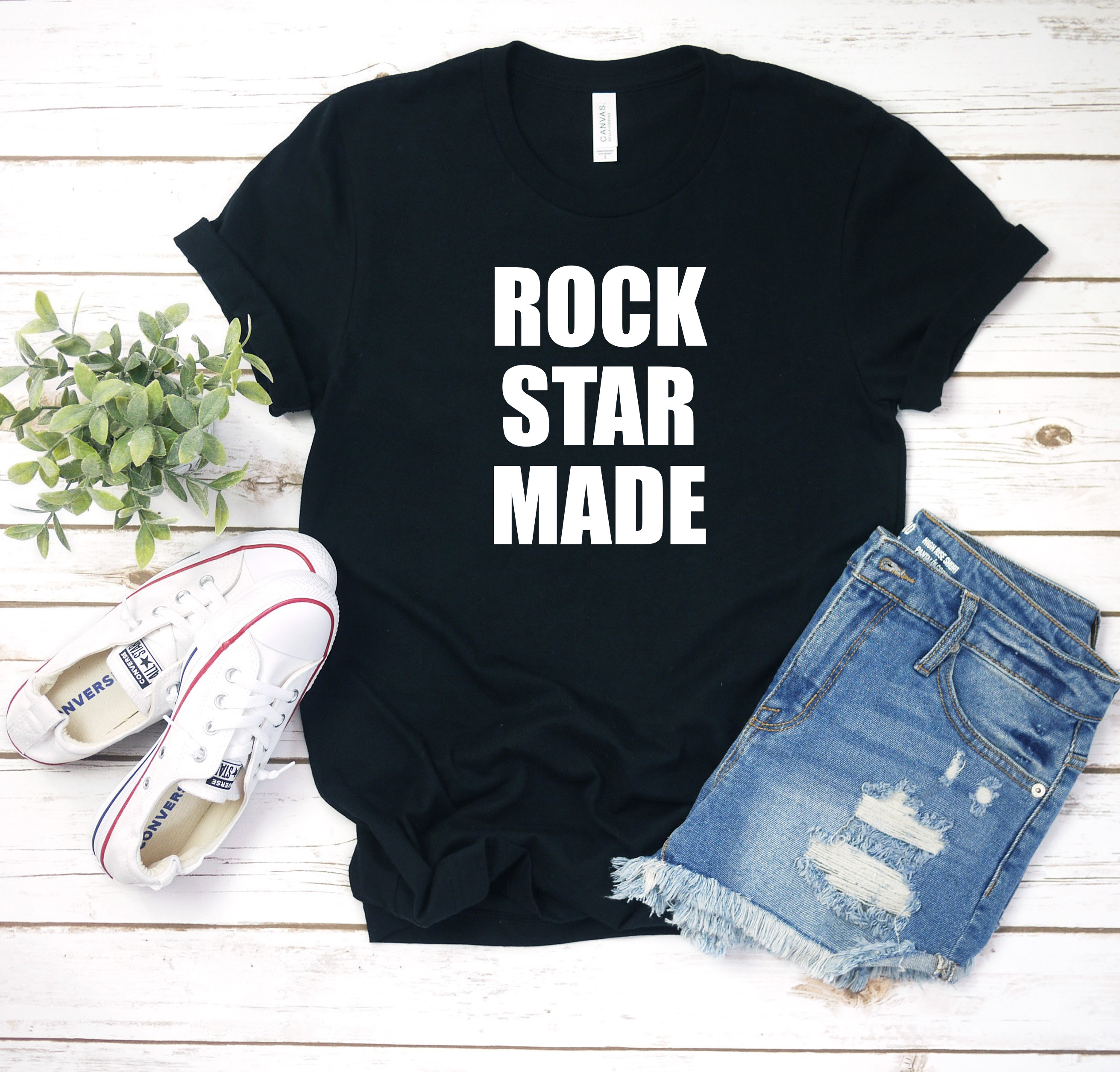 Rockstar Made Short-Sleeve T-Shirt – Keesha's Customs