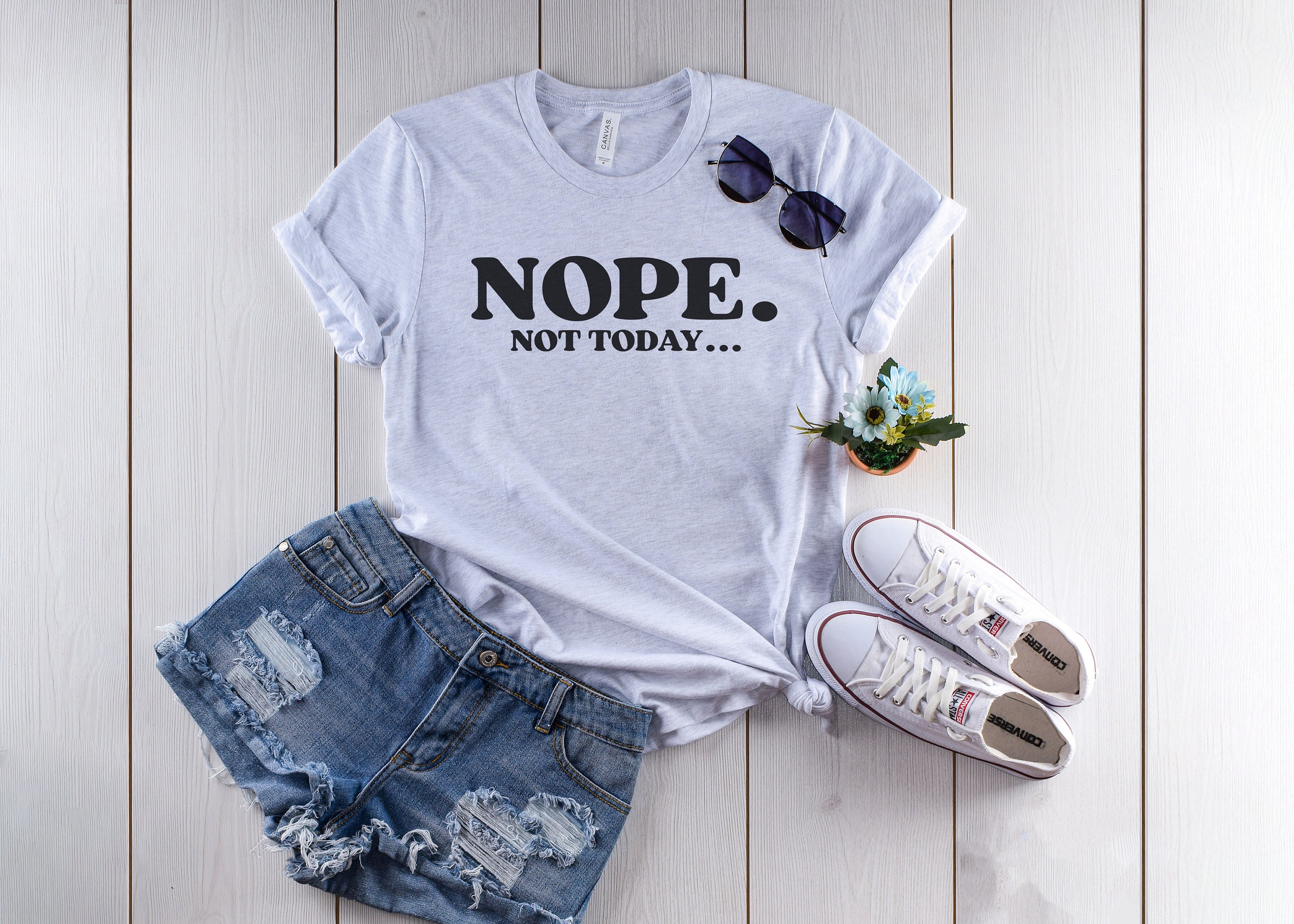 Today Nope Pas Today Tom Et Jerry T-Shirts pour Hommes K312 