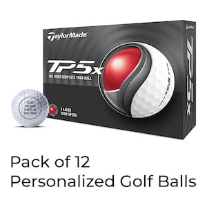 FREE SHIPPING 12 TaylorMade TP5 2024 Custom Design Golf Balls, Pack of 12 personalized golf balls. Add picture, logo or text on golf balls.
