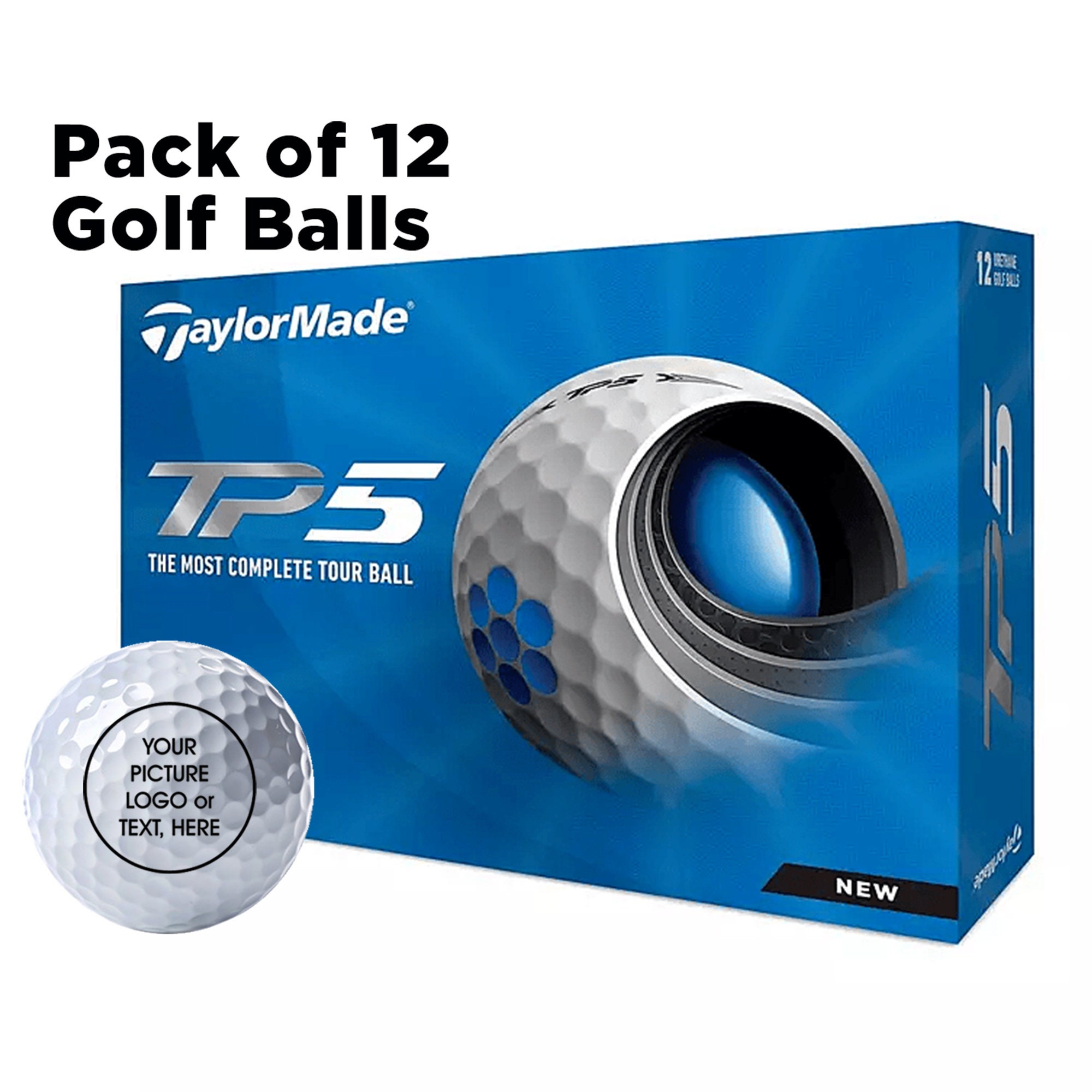 ICE Golf Academy logo Taylormade Project (S) Golf Balls (Dozen