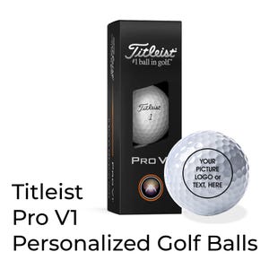 FREE SHIPPING New Titleist Pro V1 Custom Design Golf Balls | Personalized Golf Balls | Add a Picture, Logo, Text on golf balls | Great Gift
