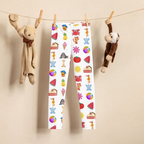 Kid's Leggings Animal Print Kids babies Cute designs Zoo Pajama
