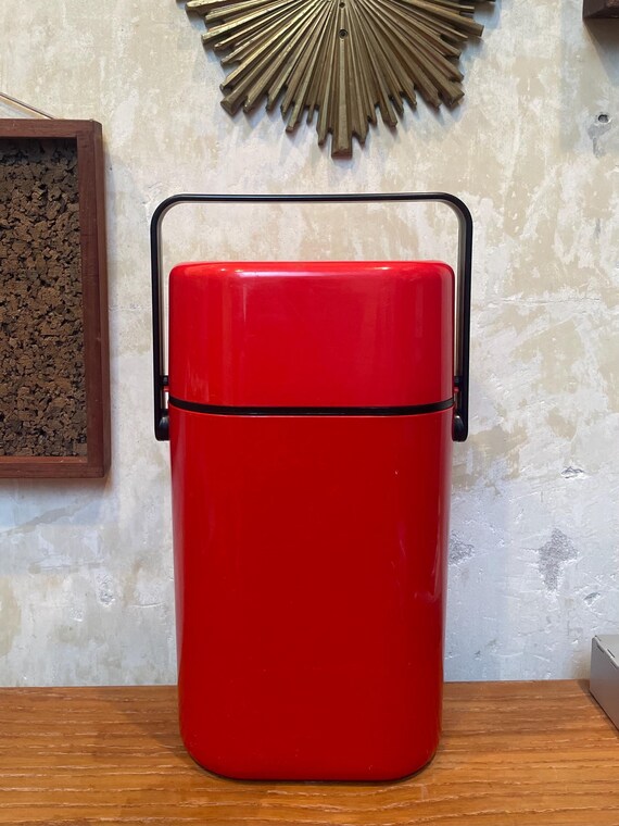 1970s Richard Carlson BYO Insulated Wine Chiller w/ Insert & Brick