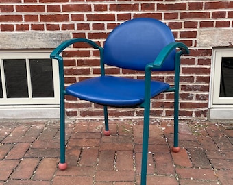 Vintage 1990s Memphis Style Bola Arm Chair by Ron Kemnitzer