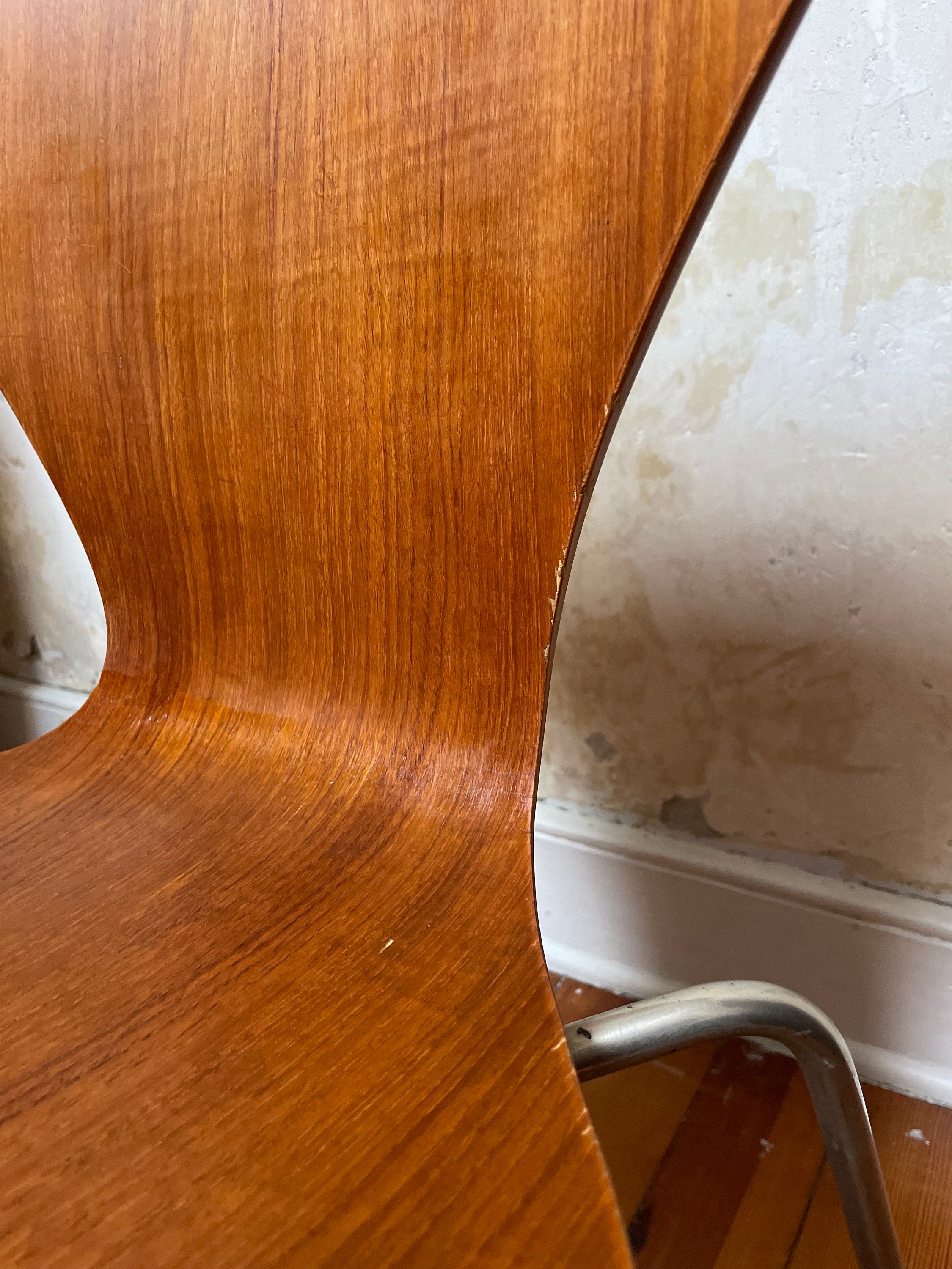 ダイニングチェア FRITZ HANSEN SEVEN CHAIR TEAK VINTAGE Early Arne Jacobsen for Fritz Hansen Series 7 Chair - Etsy