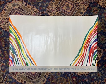 国内未入荷 Morris Louis Louisiana 1975 Poster 1975 Morris Louis on Louisiana Museum of Modern Art