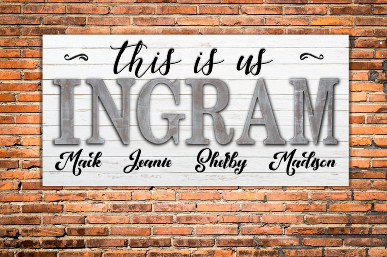 Personalized This Is Us canvas Custom Family Canvas Etsy