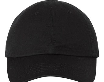 Solid black dad hat Clearance