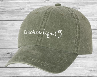 Pigment Dyed Hat School Counselor Hat 
