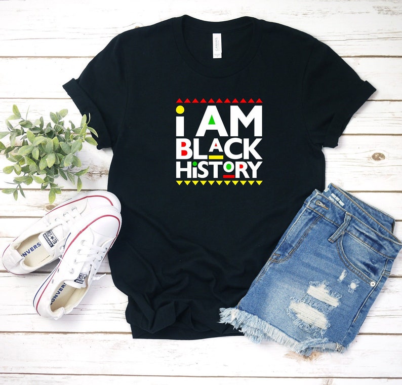 I am Black History Shirt Women's Tops and Tees BHM Etsy