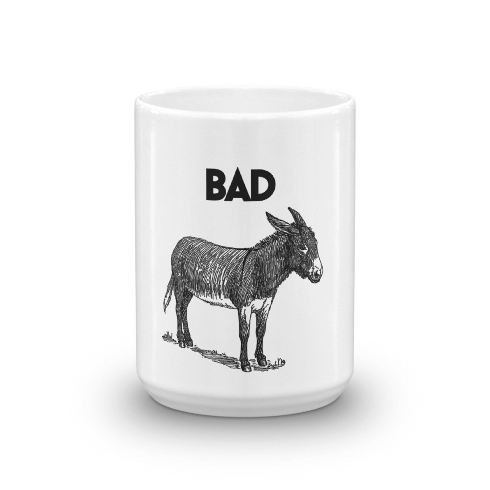 Funny Bad Ass Donkey Mug Funny Donkey Mug Gag Gift Etsy