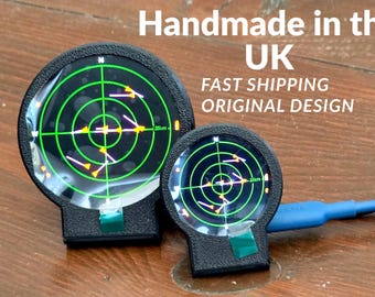 Larger Real-Time Plane Tracker Radar Display – WiFi Connected Desktop Aircraft Monitor