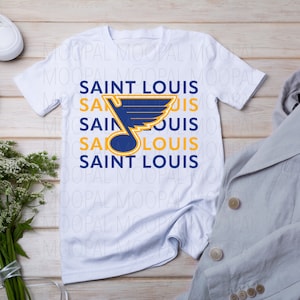 St Louis Blues Shirt Retro Logo St Louis Blues Gift - Personalized Gifts:  Family, Sports, Occasions, Trending