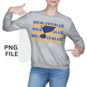 STL Hockey, St. Louis, Saint Louis, PNG, digitaler Download, Blues, PNG, Sublimation