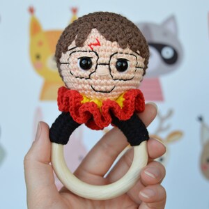 Rattle Harrybaby Rattledoll Potterorganic Toybaby Shower Etsy
