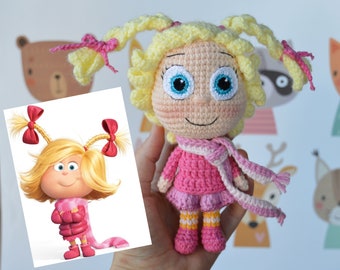 Doll Cindy Lou Who,Pink doll for little girl,Original plush,Dr. seuss,Girl Characters,The Grinch,look alike,Cindy Plush Doll