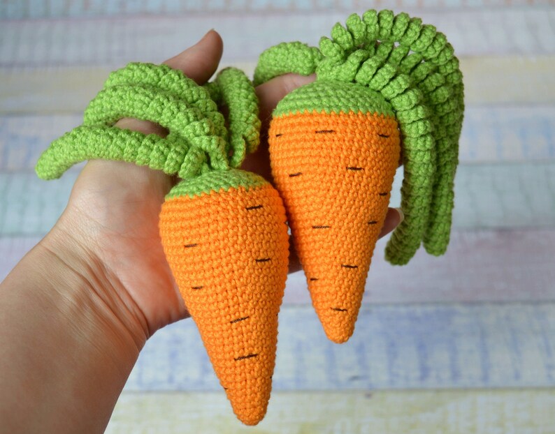 carrot baby teether