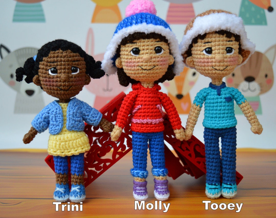 Molly Tooey Trini Dolls Crochet Doll Take Doll With You Doll Etsy