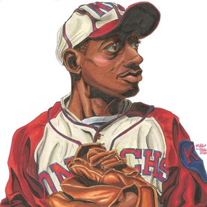 Satchel Paige - 8.5x11 Original Artwork or Print