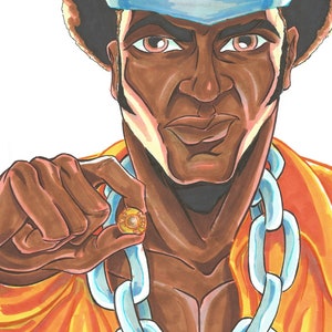 Powerman Luke Cage 8.5x11 original print