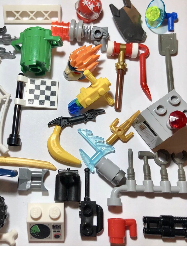 LEGO Accessories 50 pieces genuine LEGO food weapons home Etsy