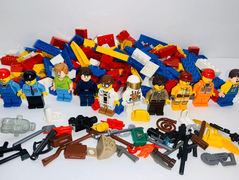 LEGO Minifigures Accessories Bulk 1 Pound Lot Authentic Etsy