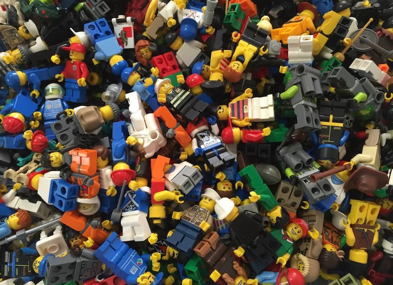 Lego Minifigures Bulk Lot 50 Etsy