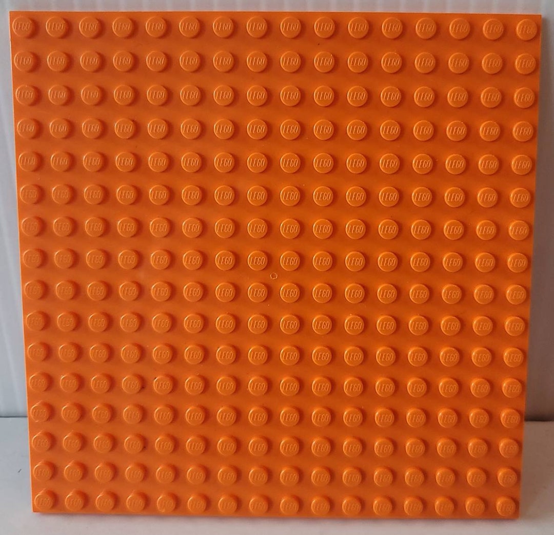 LEGO 1616 Dot Plate Orange 55 Inch Baseplate Friends Etsy