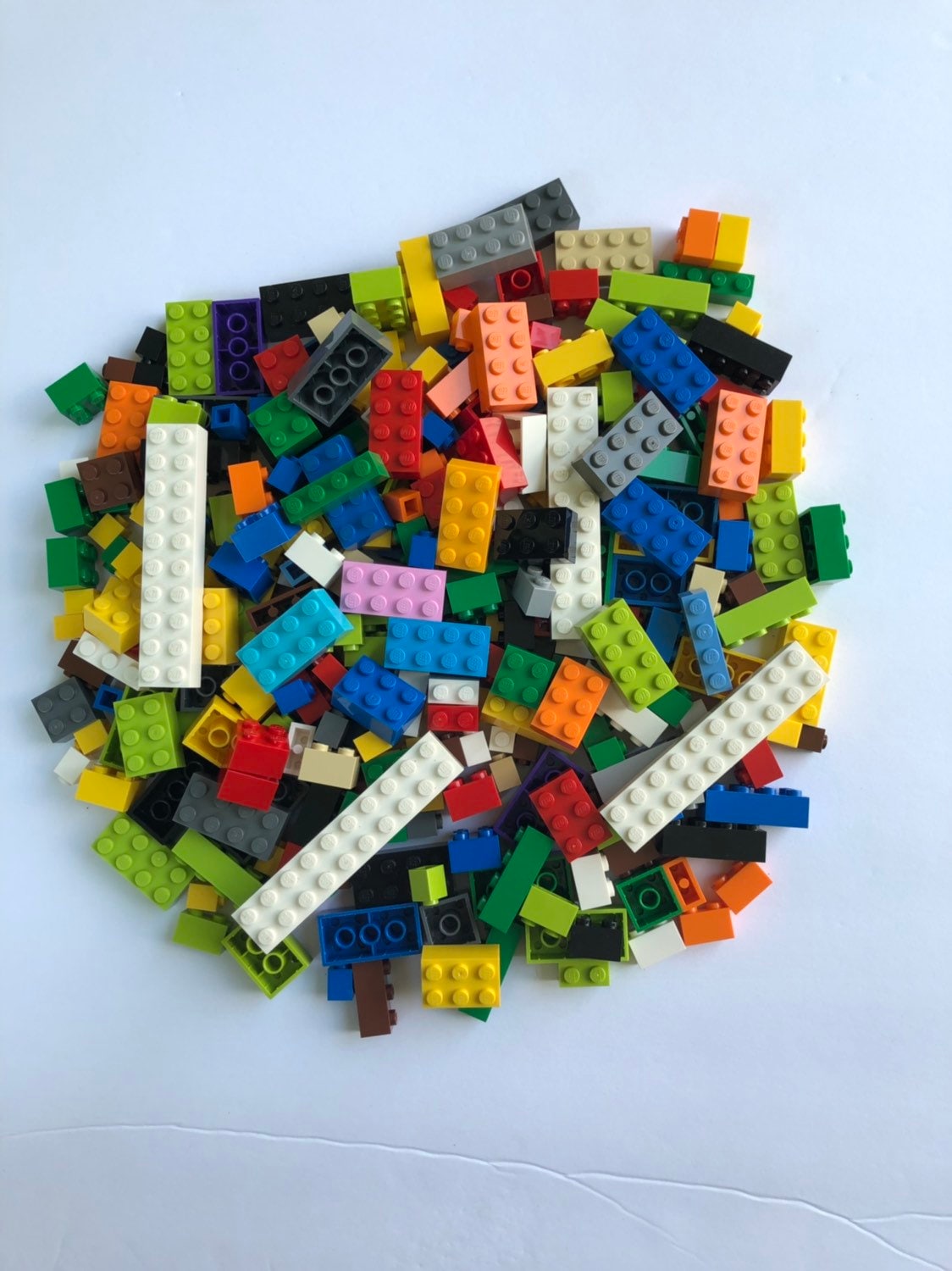 100 Pieces Lego Blocks and Blocks Only Bulk Lot of Mixed Etsy