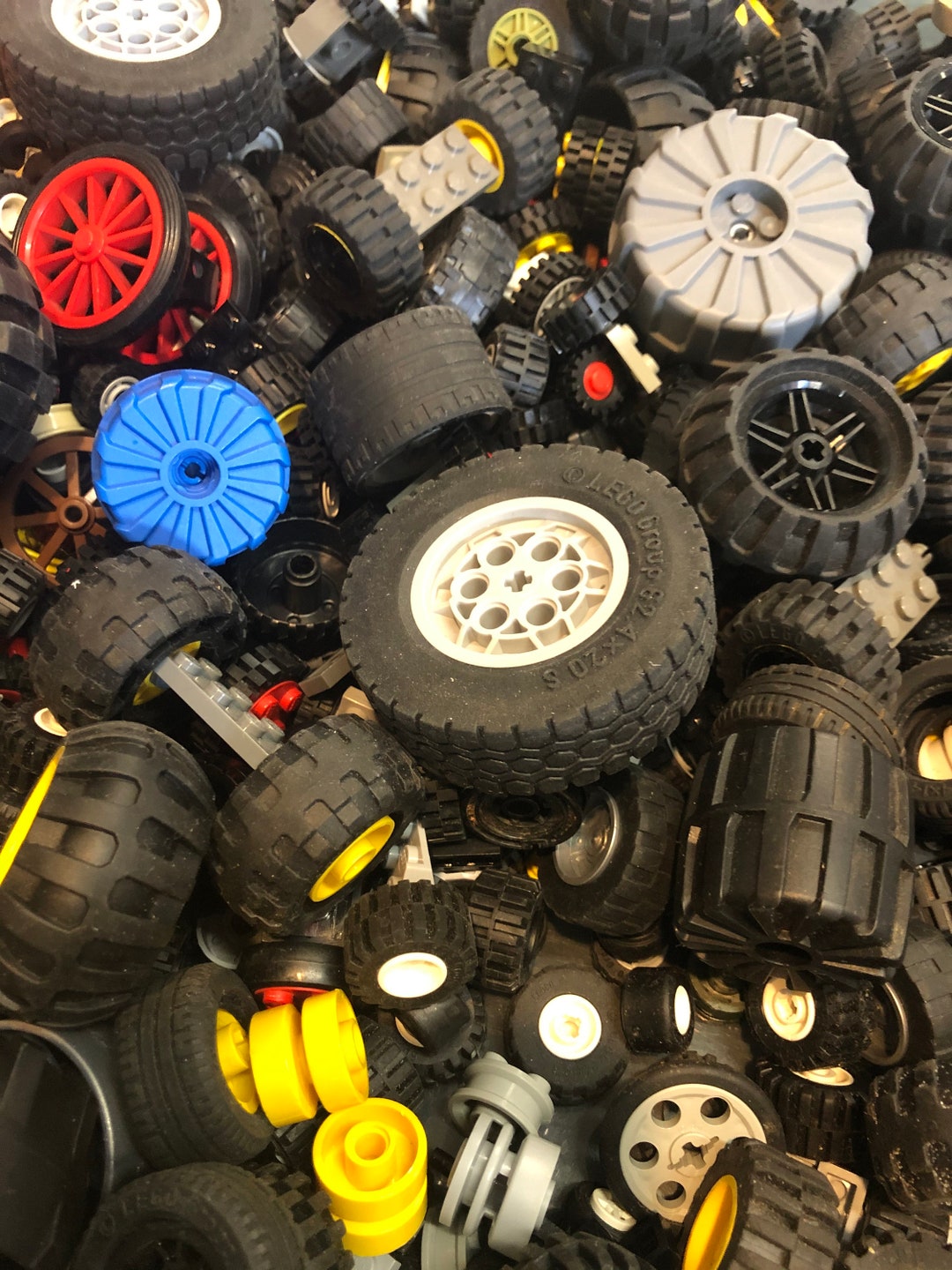 LEGO Wheels and Axels Bulk LEGO 1 2 Pound Etsy