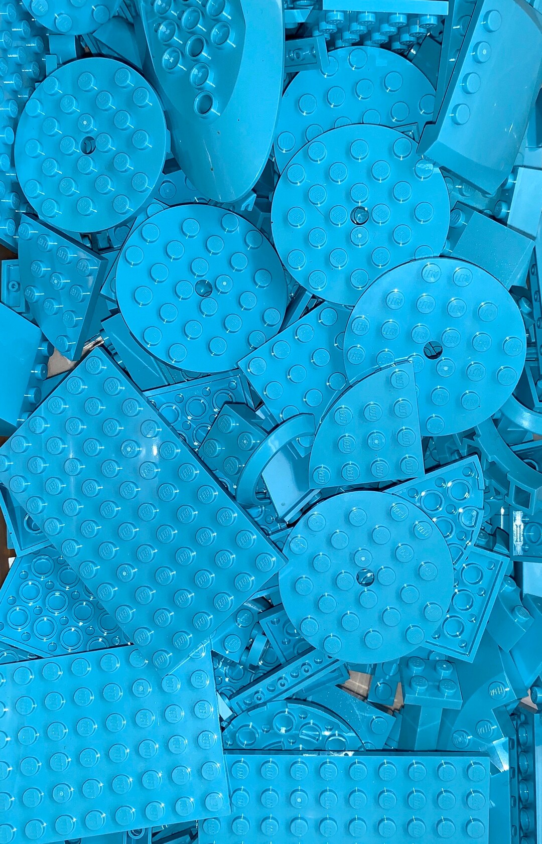 Bright Blue LEGO® Medium Azure Bulk Lot of Blocks Parts & - Etsy