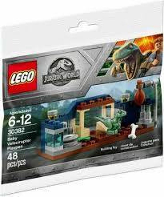 vores Skjult Forkert Buy Lego 30558 Jurassic World Baby Velociraptor Playpen Minifigure Online  in India - Etsy